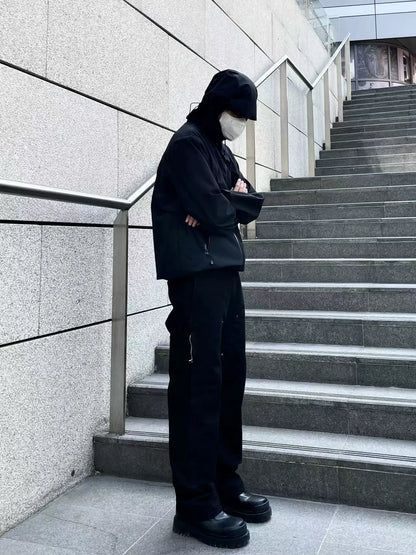 Garment-Dyed Washed Logger Pants