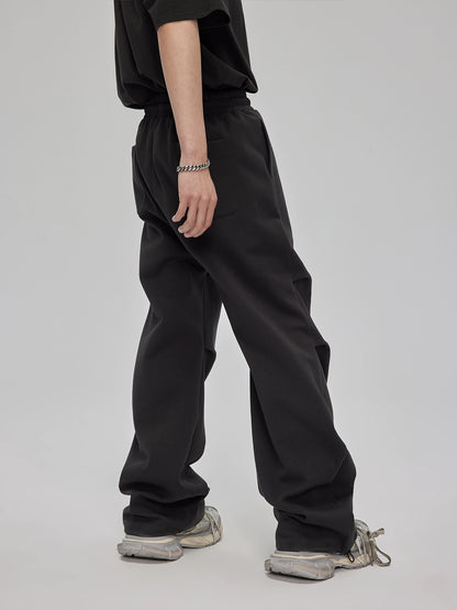 3D Cut Pleated Parachute Pants