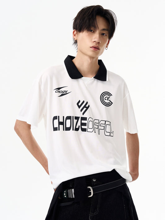High-end Lapel Jersey Tee