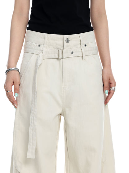 Double Waist Cargo Pants