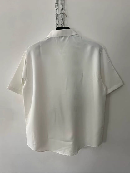 Niche Design Letter Loose Shirt