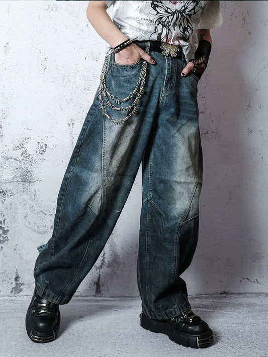 Rebellious Dirty Denim Pants