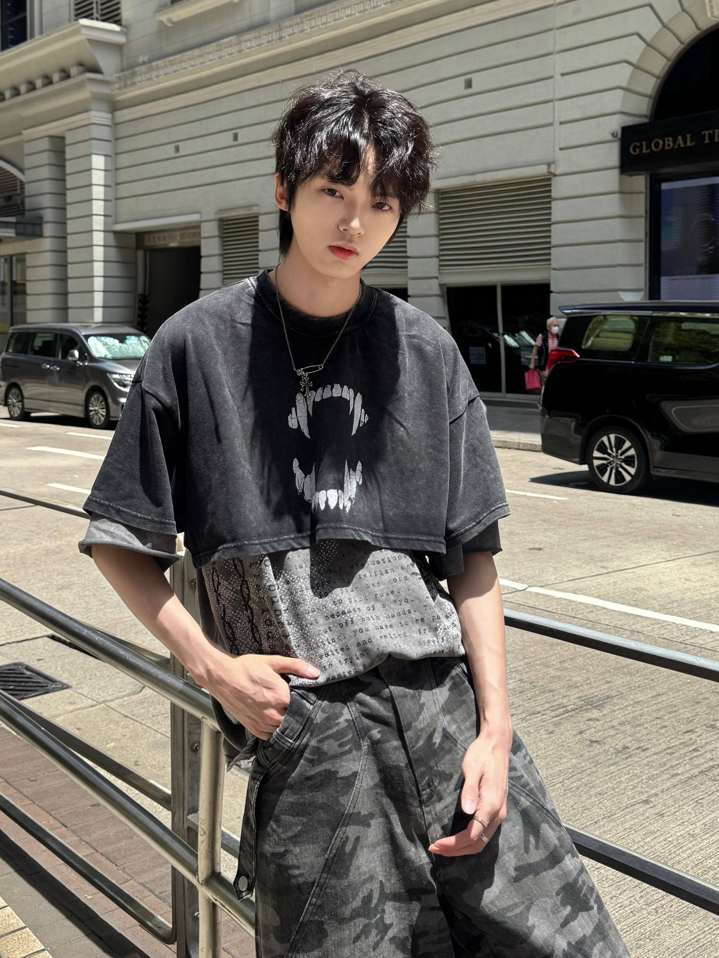 Double Layered Graphic Tee