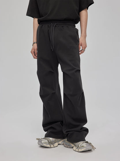 3D Cut Pleated Parachute Pants