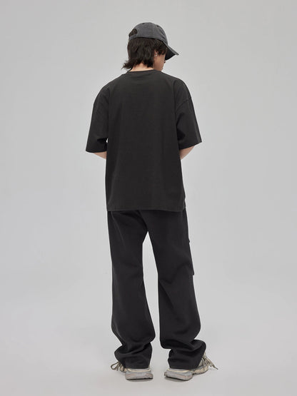 3D Cut Pleated Parachute Pants