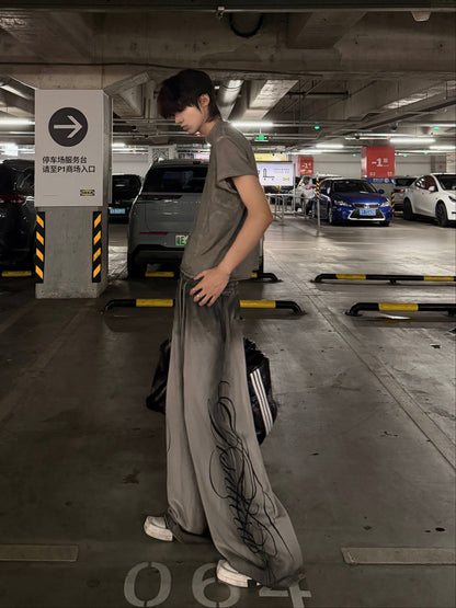 Vintage Washed Baggy Sweatpants