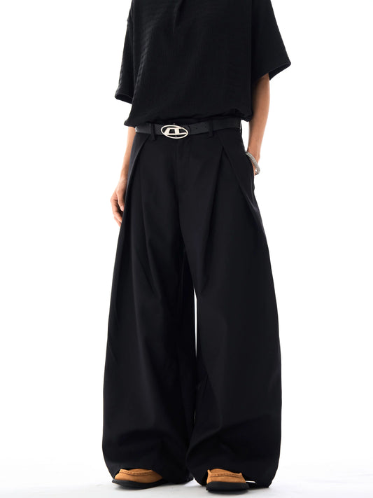 Three-dimensional Pleated Trousers