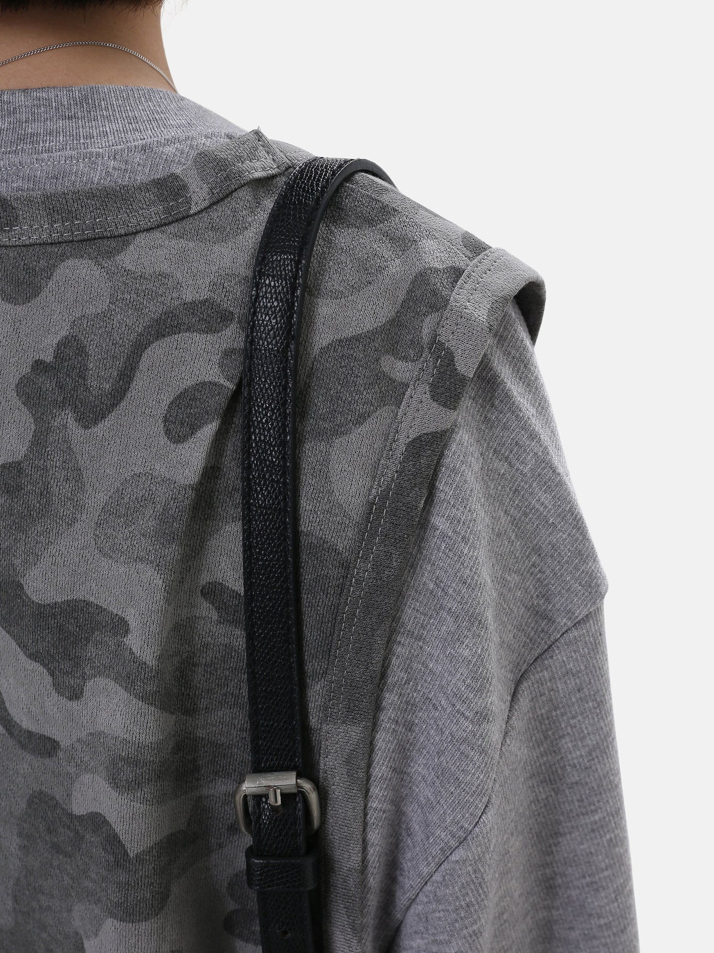 Layered 2 Piece Set Camo & Long Sleeve Tee
