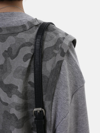 Layered 2 Piece Set Camo & Long Sleeve Tee