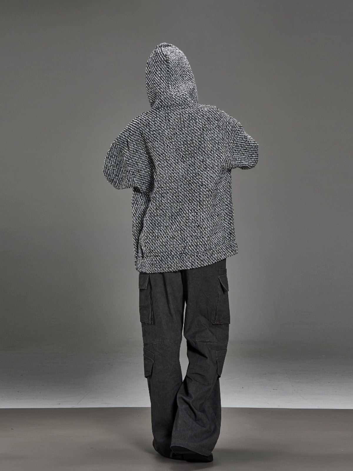 Texture Hooded Sweatshirt
