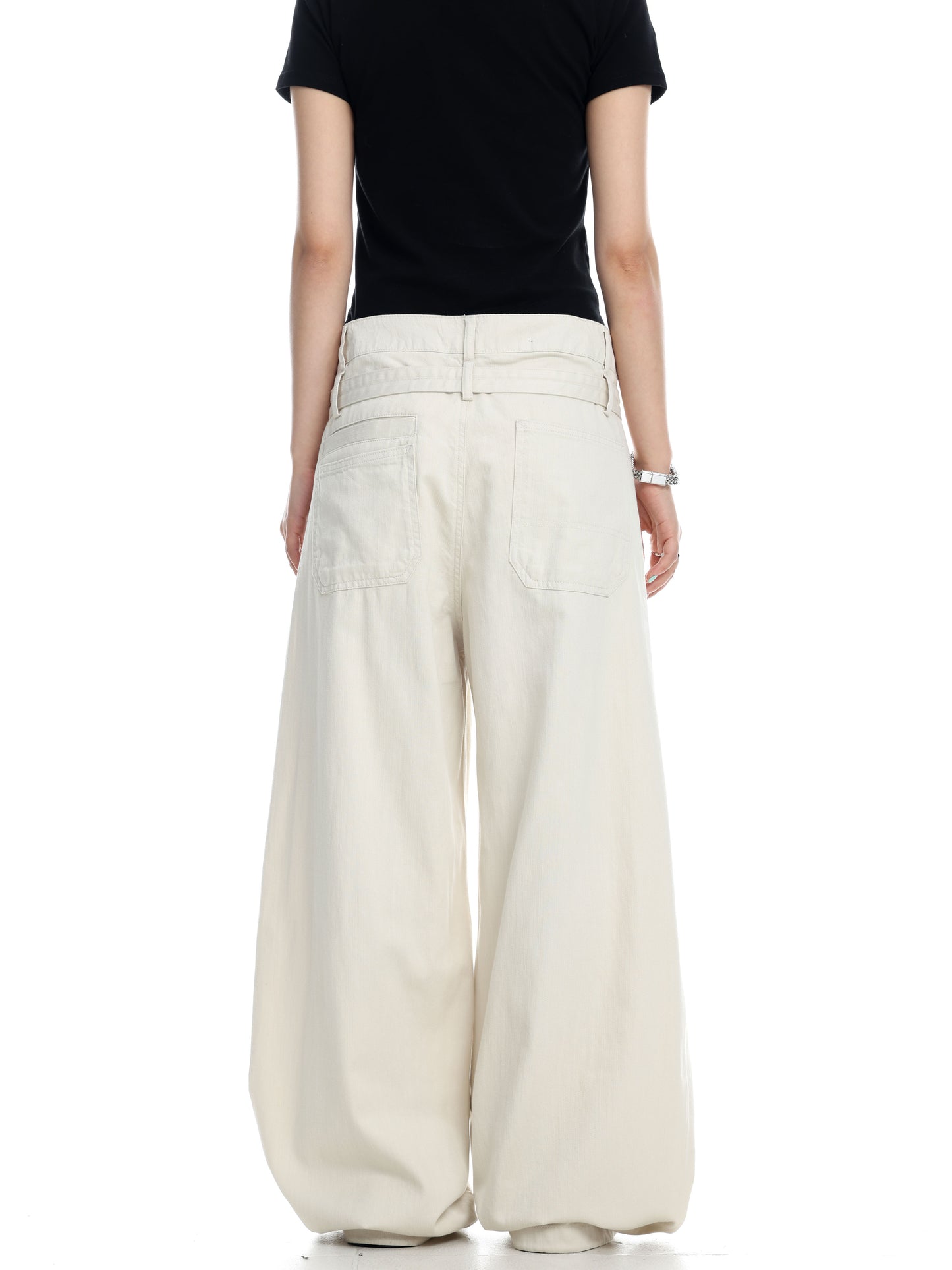 Double Waist Cargo Pants