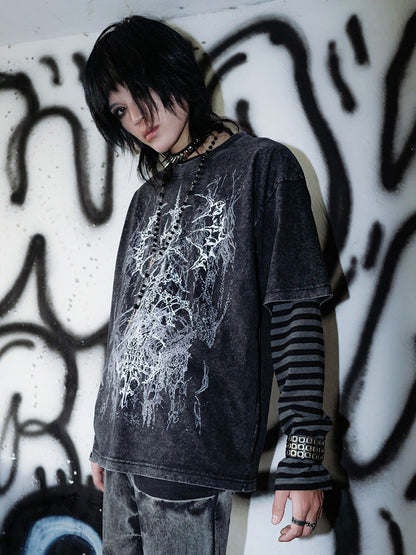 Layered Striped Long Sleeve Tee