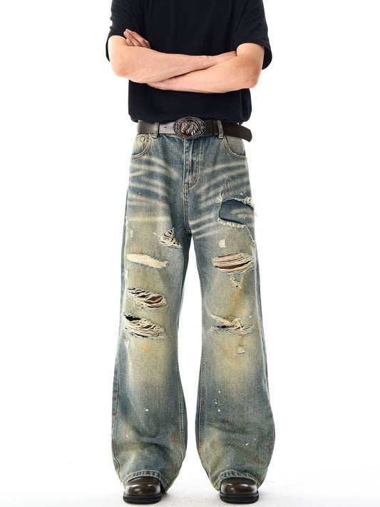 High Street Knife-cut Jeans