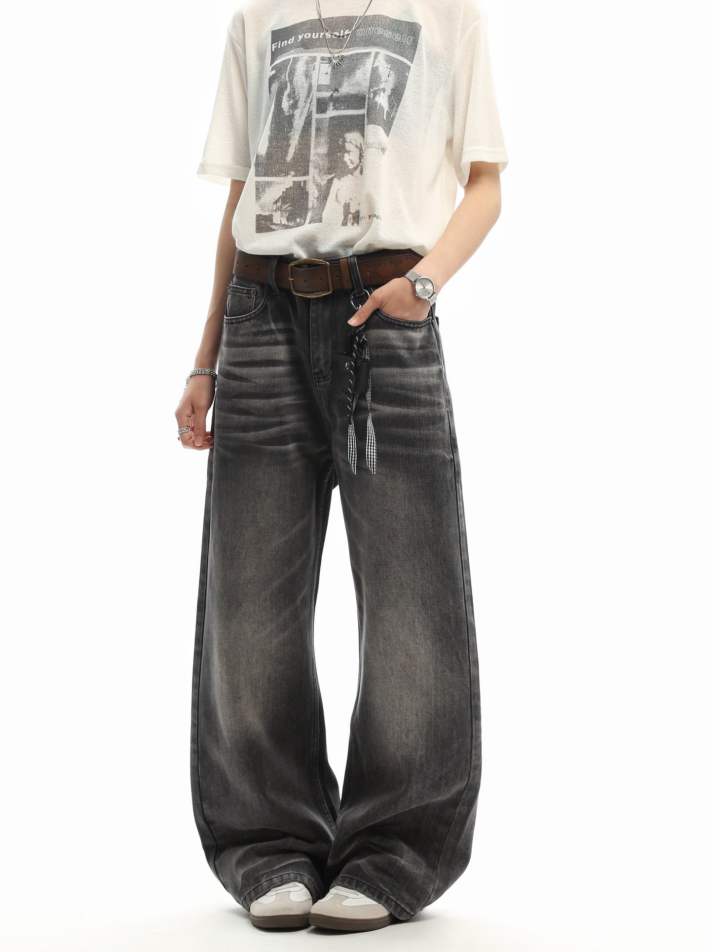 Ripple Wash Relaxed Jeans
