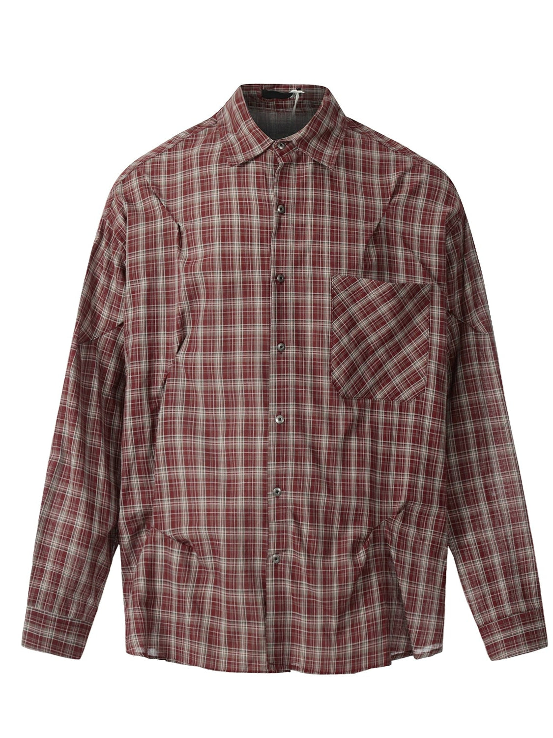 Versatile Retro Plaid Shirt