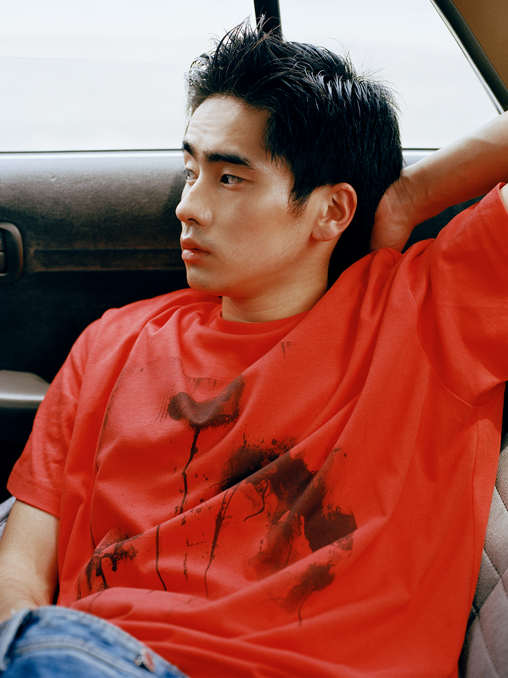 Floral Direct-Print Casual Short Sleeve Tee