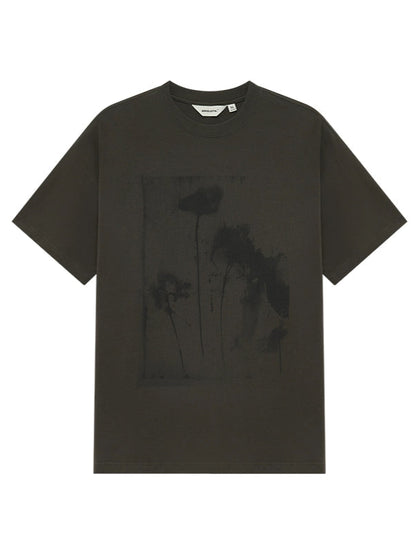 Floral Direct-Print Casual Short Sleeve Tee
