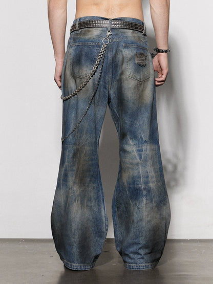 Blue OX Scrap Denim Pants