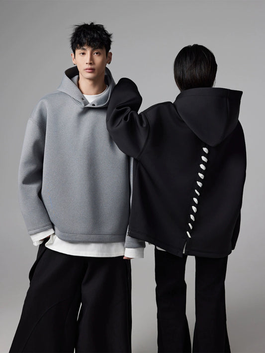 Loose Bone Splicing Hoodie