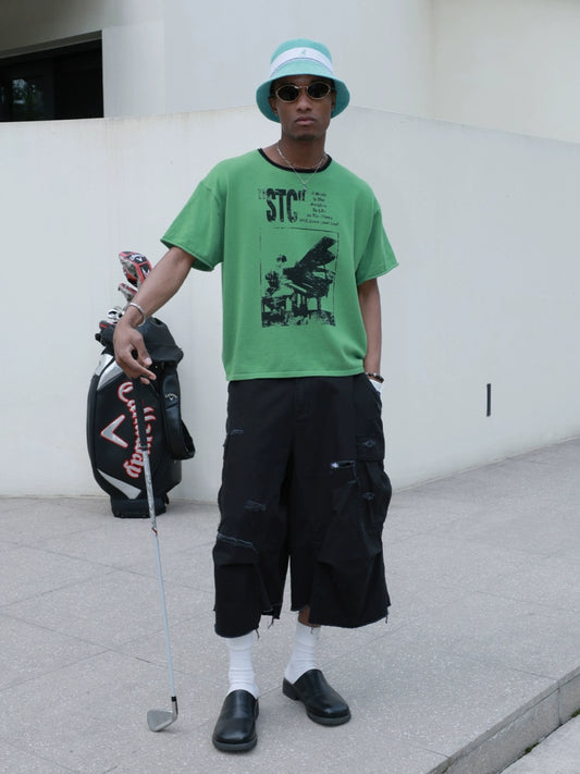 Contrast Boxy Short Sleeve Tee