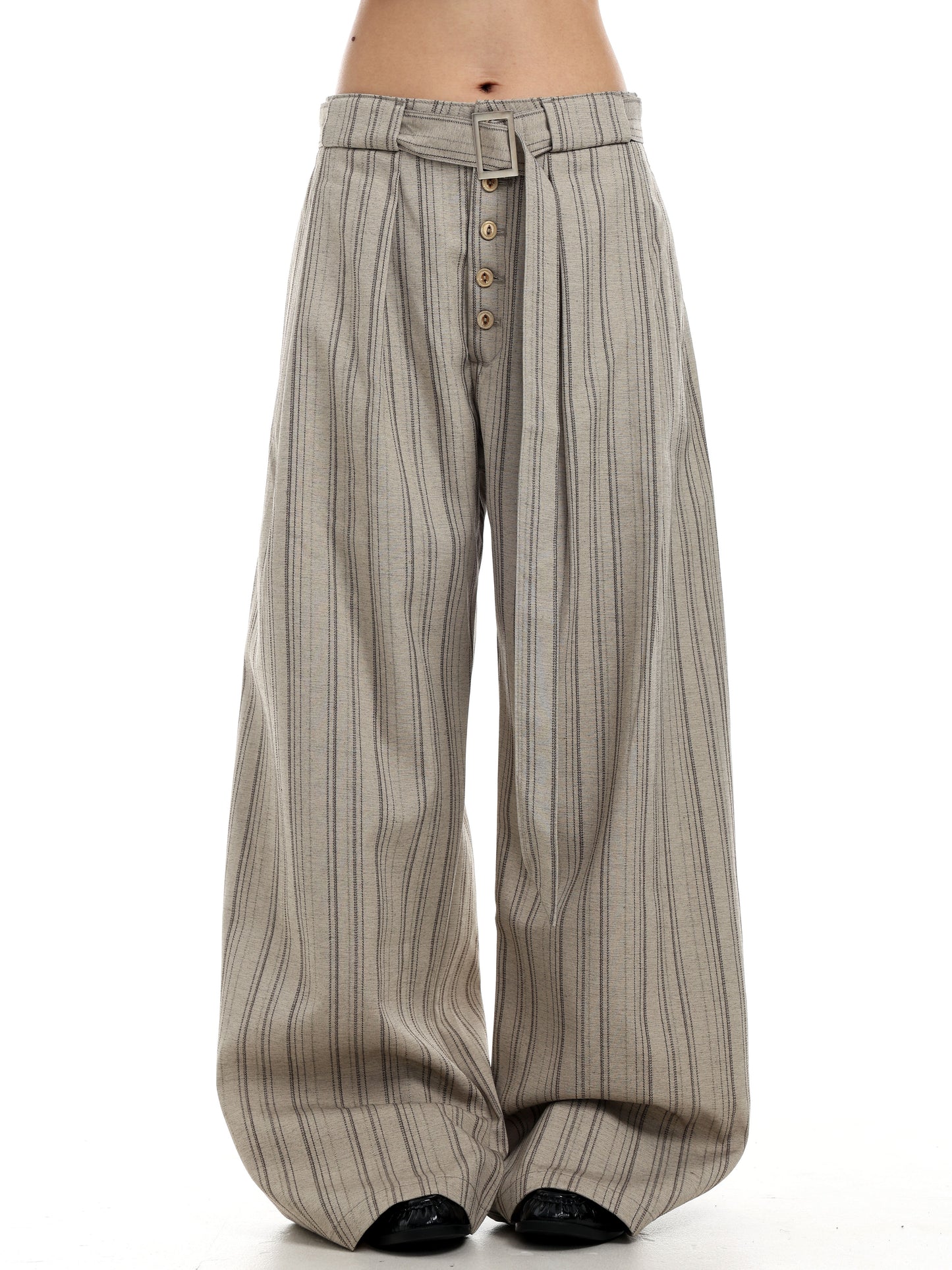 Pinstripe Wide Leg PANTS