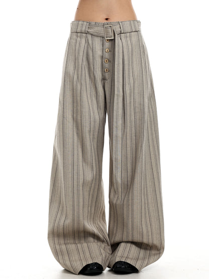 Pinstripe Wide Leg PANTS