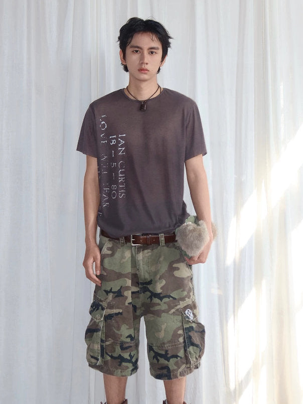 Lightweight Washed Rock Tee