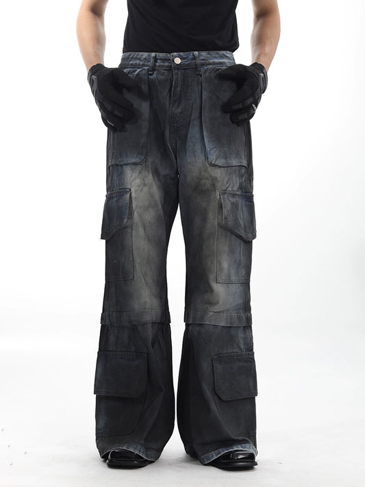 Heavy Wash Dirty Cargo Pants