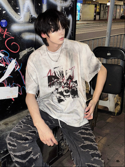 Vintage Washed Punk Rock Graphic Tee