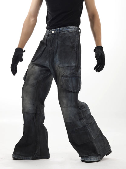 Heavy Wash Dirty Cargo Pants