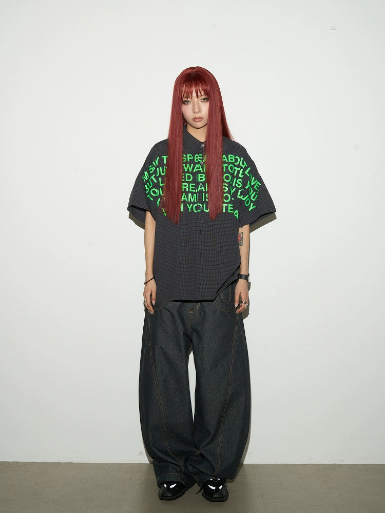 Brightline Raw Wide Denim Pants