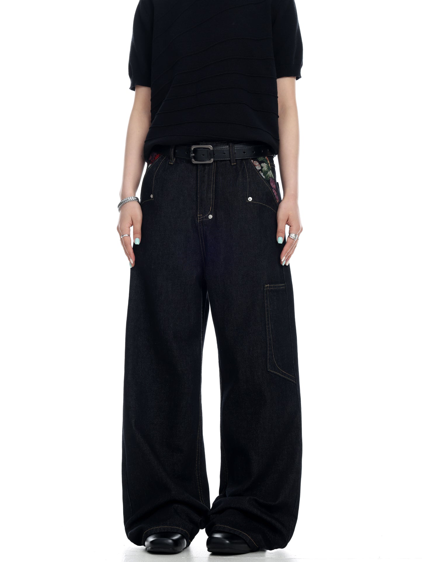 Floral Selvedge Denim