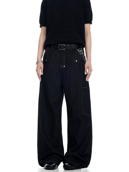 Floral Selvedge Denim