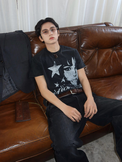 Vintage Washed Rock Graphic Tee