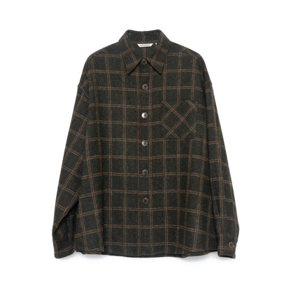 Wool Tweed Shirt Jacket