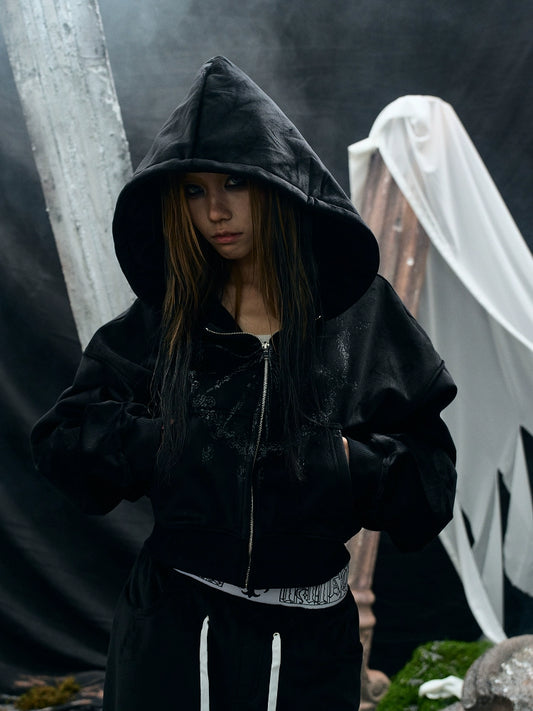 Dark Wizard Hooded Zipper Hoodie