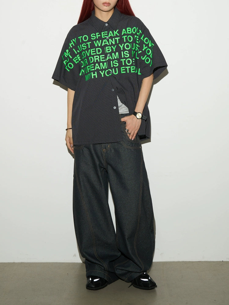 Brightline Raw Wide Denim Pants