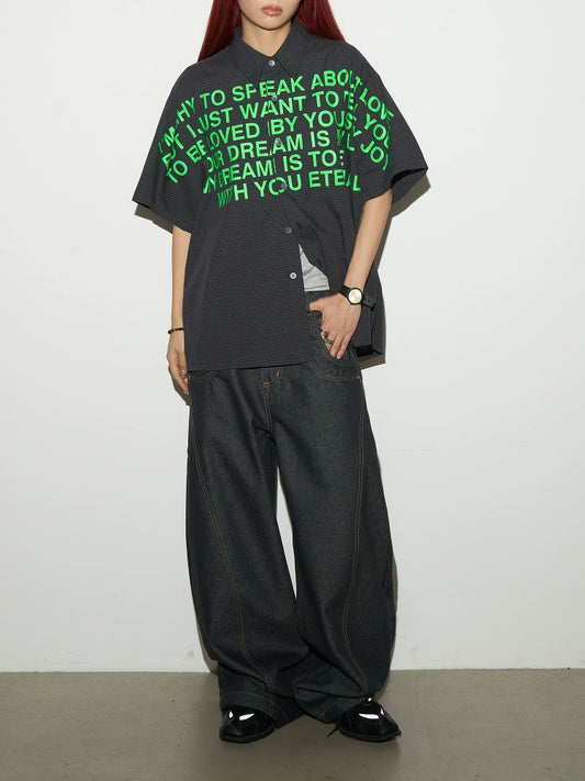 Brightline Raw Wide Denim Pants