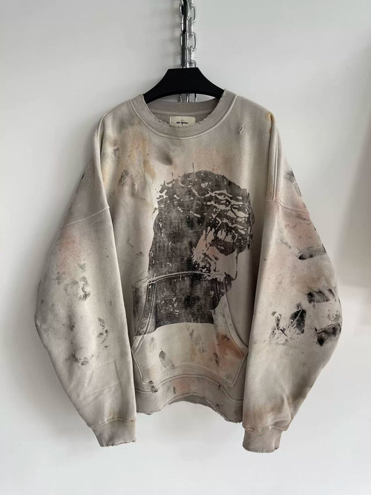 Washed Old Spray Hoodie