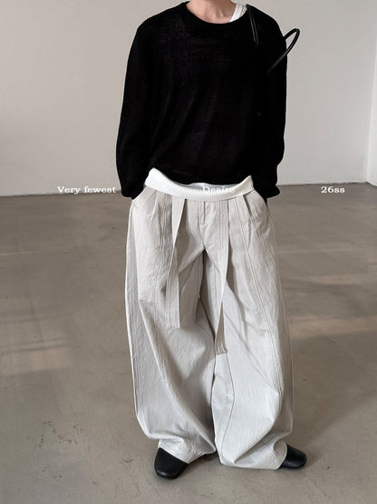 Wrap Wide Pants