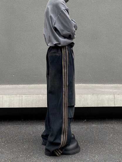 Niche Pleats Line Cargo Pants