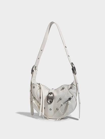 Horn Leather Shoulder Bag