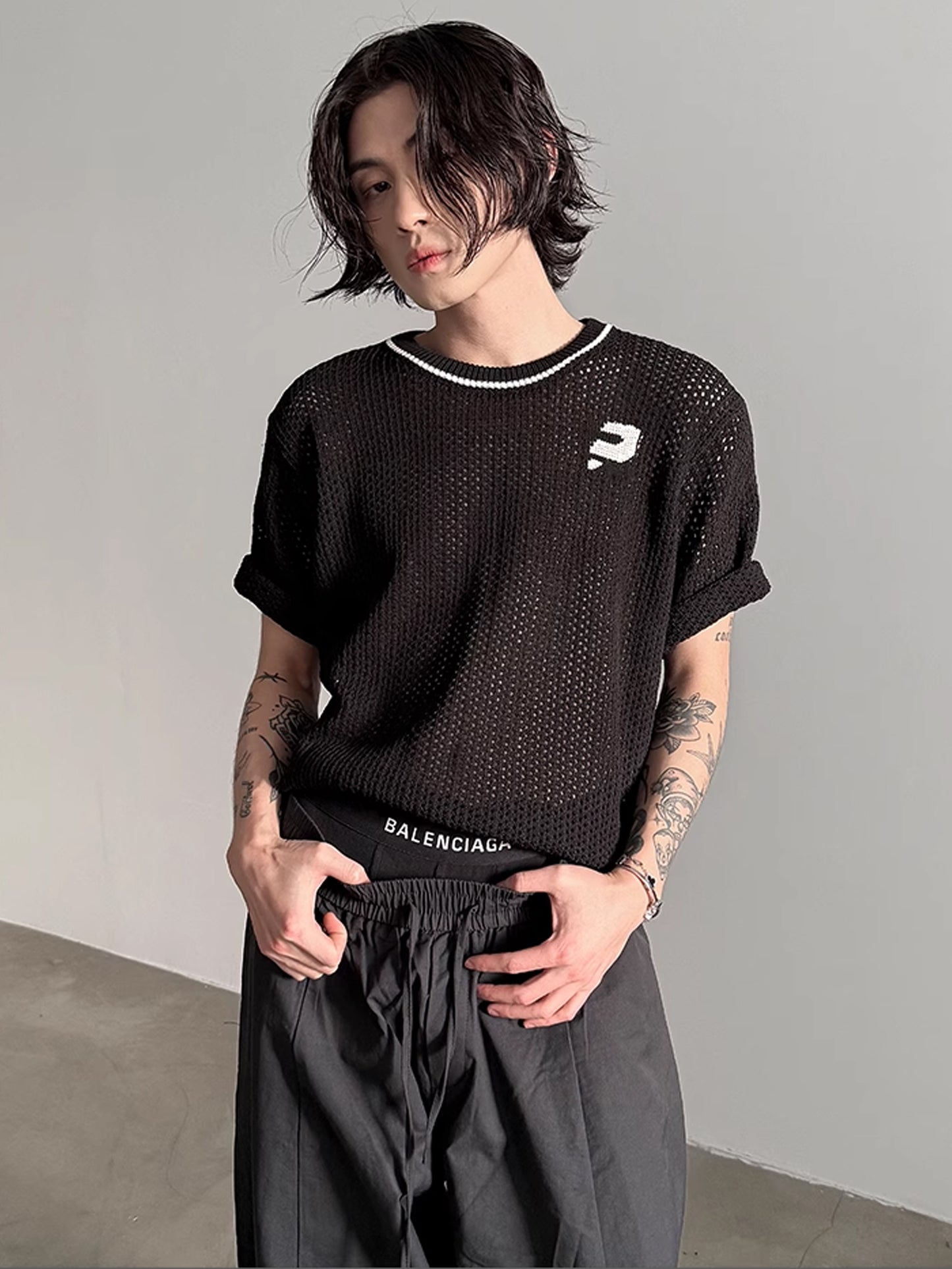 Mesh Knit Tee