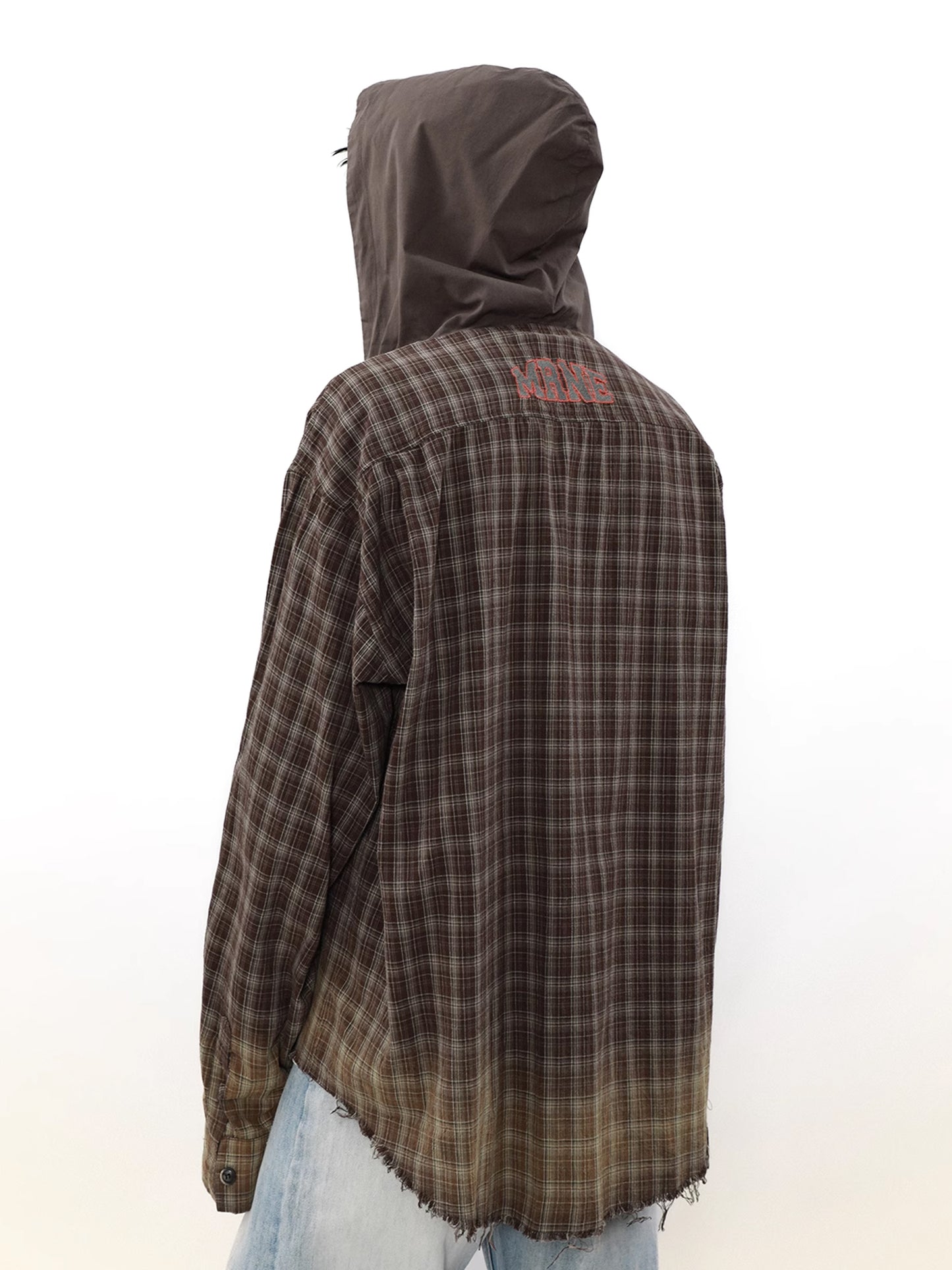 Plaid Vintage Jacket Hoodie