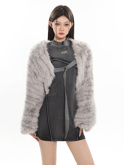 Plush Fur Cardigan