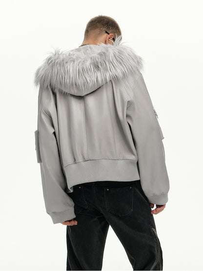 Oversized Fur Blouson