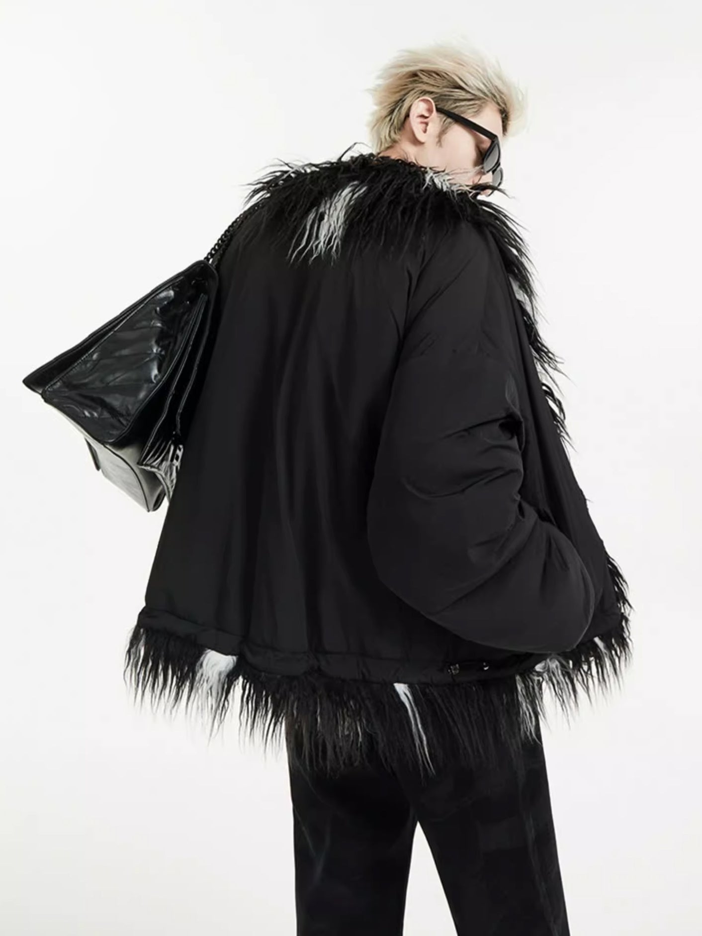 Mottled Fur Coat