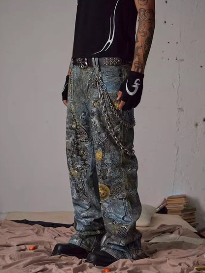 Destroid Vermillion Denim Pants