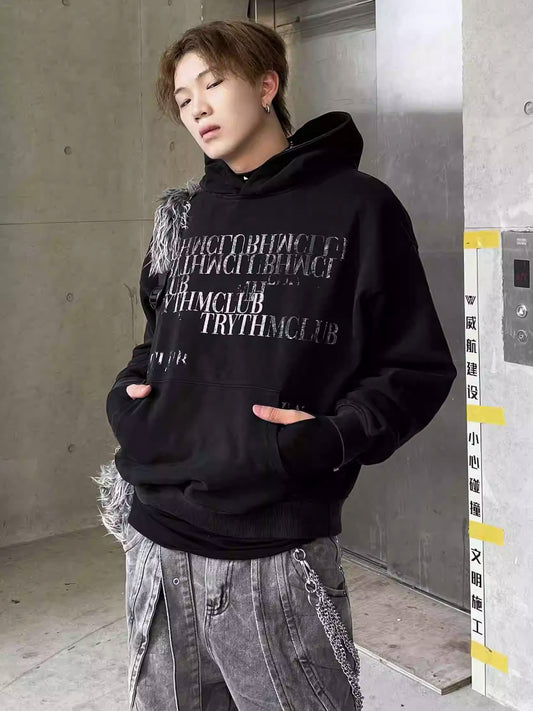 Dirty Lettering Hoodie