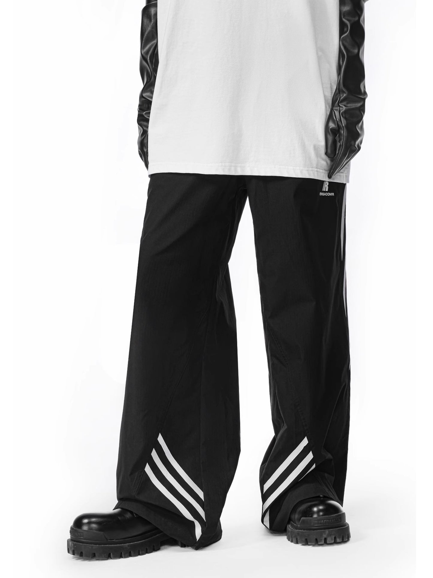 Loose Wide Stripe Cargo Pants